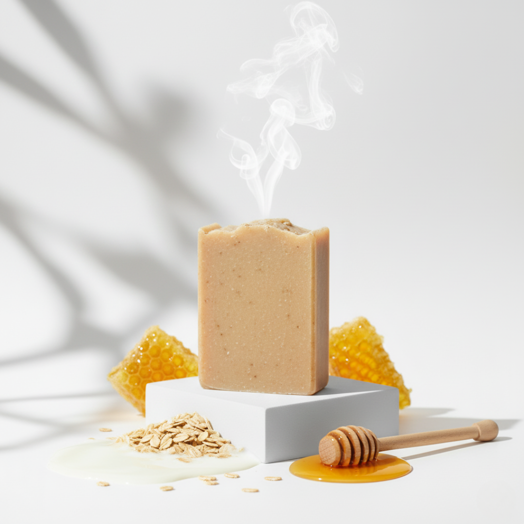 Oatmeal, Milk and Honey Soap