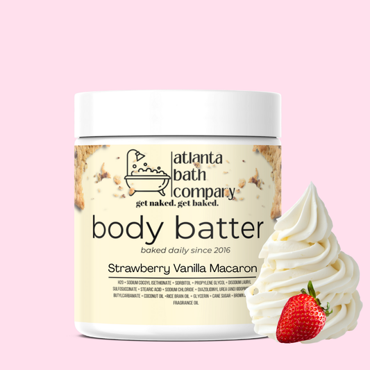 Strawberry Vanilla Macaron Sugar Scrub