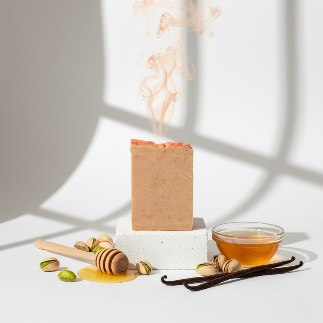 PISTACHIO, VANILLA AND HONEY SOAP