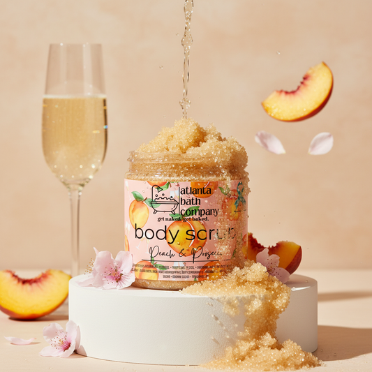 Peach and Prosecco Sugar Scrub