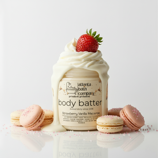 Strawberry Vanilla Macaron Sugar Scrub