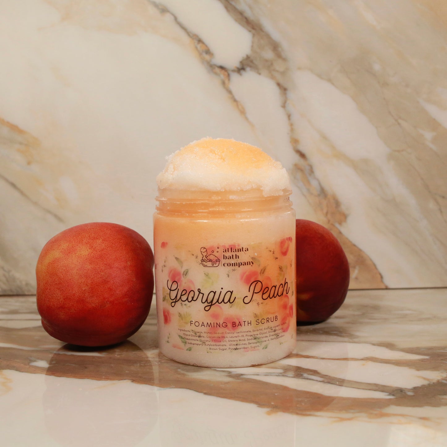 peach soap. smells like peaches