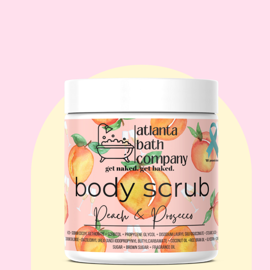 Peach and Prosecco Sugar Scrub