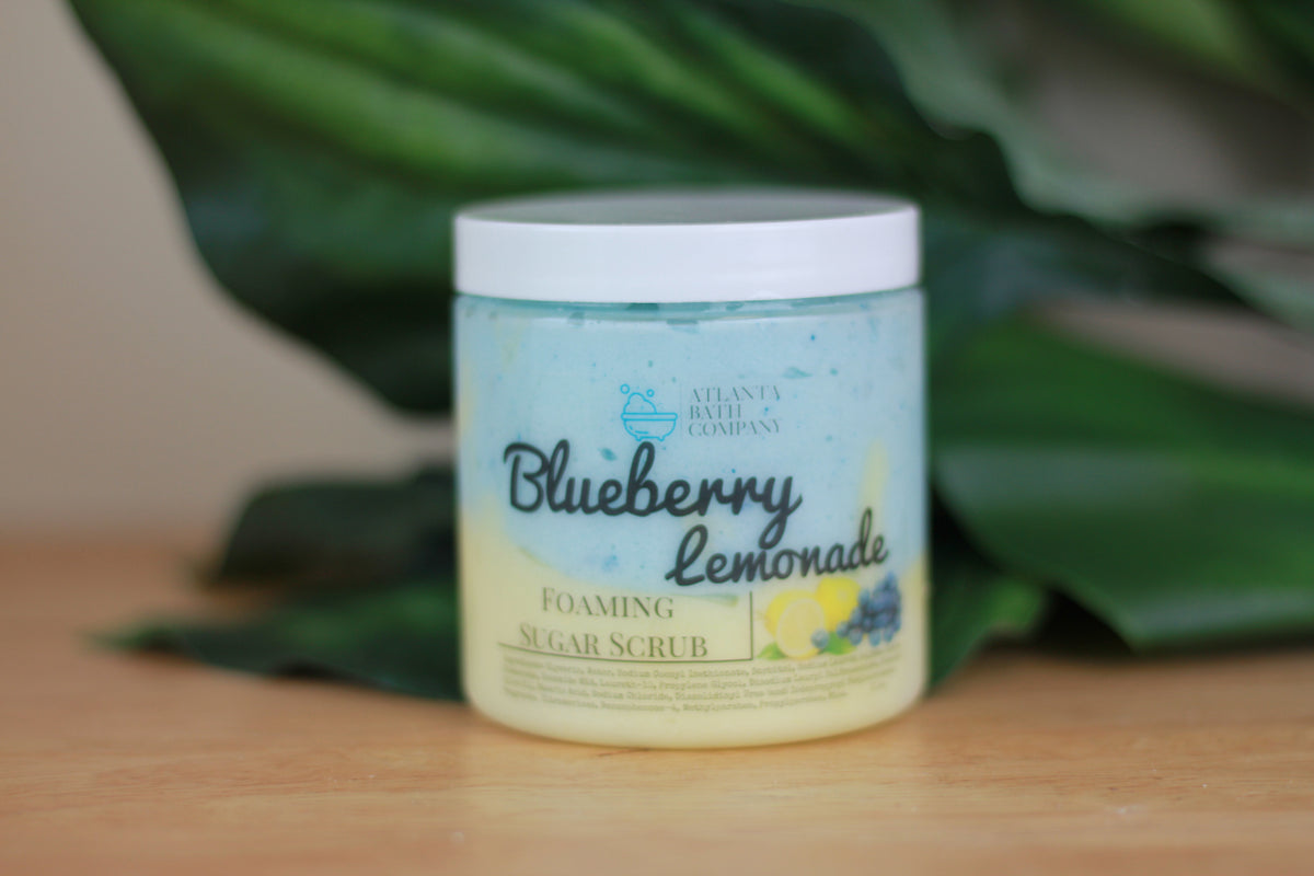 Blueberry Lemonade Foaming Sugar Scrub
